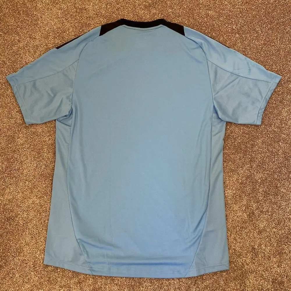 adidas Men's Tiro PB Jersey Short Sleeves Blue Slim Fit IS2772 Size L - NWT $60